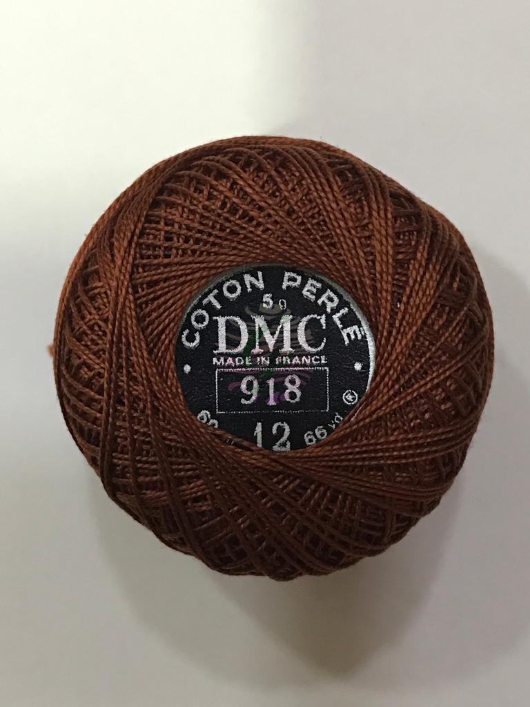 Dmc-Anchor 12 No Cotton Perle Sarı,Kahve,Siyah Tonları 918