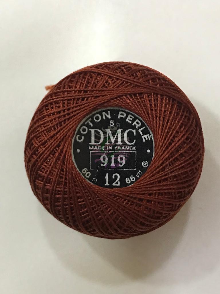 Dmc-Anchor 12 No Cotton Perle Sarı,Kahve,Siyah Tonları 919