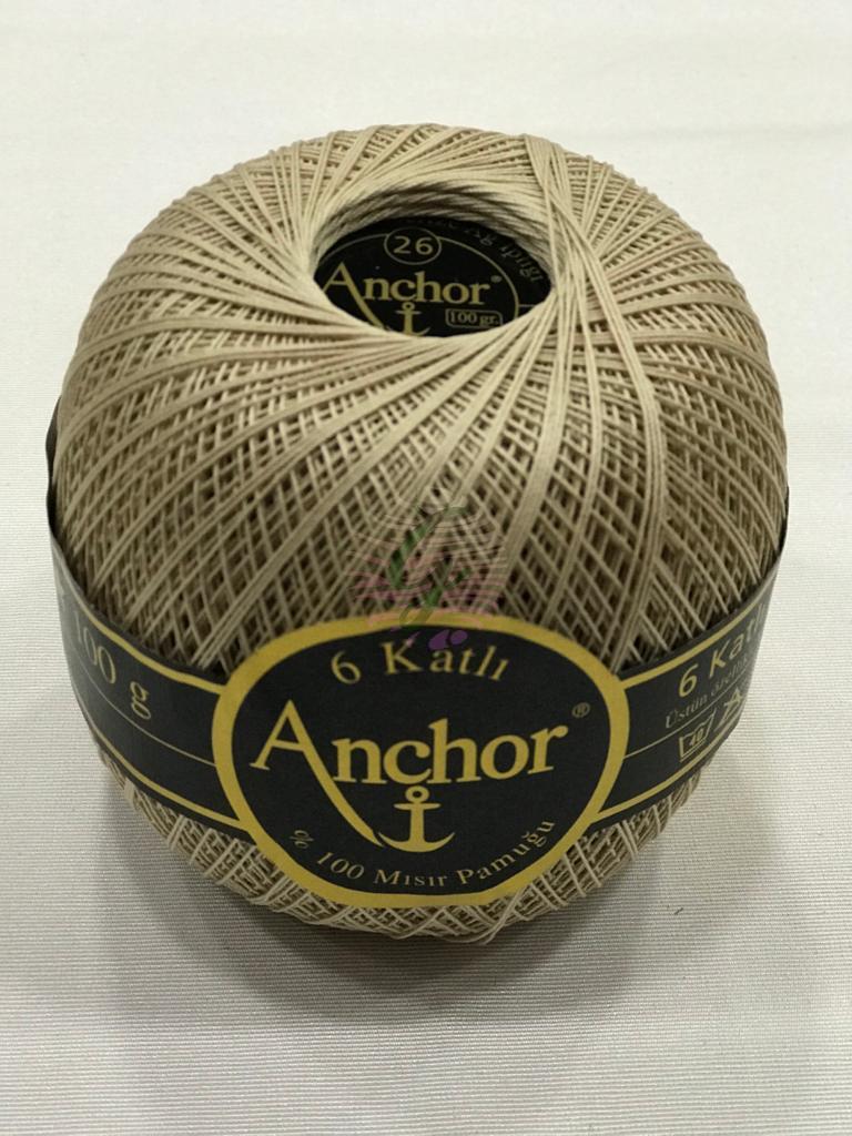 Anchor Çapa 26/6 Ağ İpliği Ecru