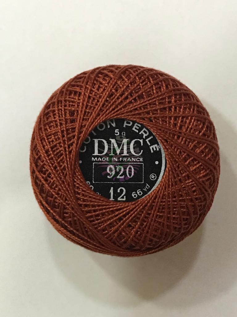 Dmc-Anchor 12 No Cotton Perle Sarı,Kahve,Siyah Tonları 920