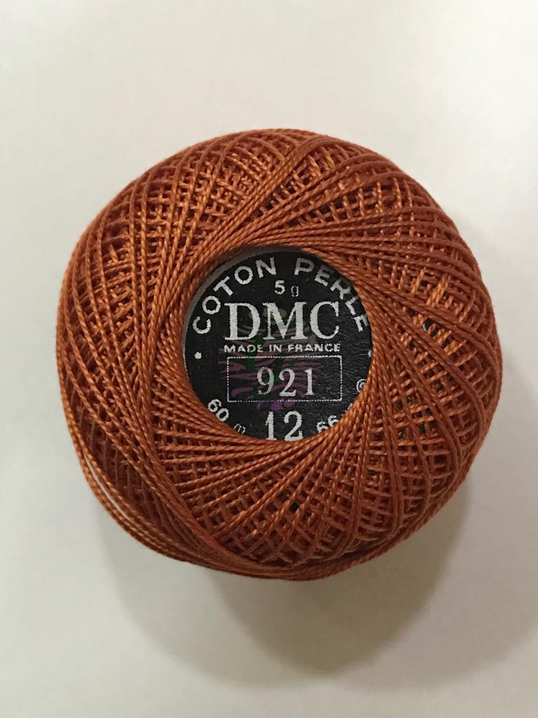 Dmc-Anchor 12 No Cotton Perle Sarı,Kahve,Siyah Tonları 921