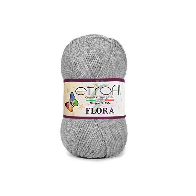 Etrofil Flora(Patik İpi) 70967 Açık Gri