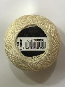 Dmc-Anchor 12 No Cotton Perle Sarı,Kahve,Siyah Tonları 926