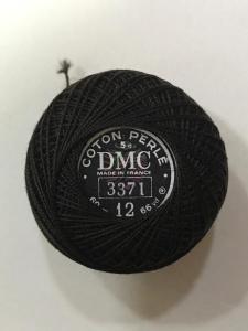 Dmc-Anchor 12 No Cotton Perle Sarı,Kahve,Siyah Tonları 3371