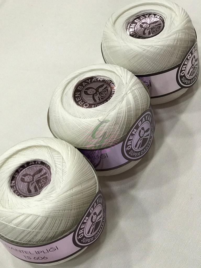 Ören Bayan Dantel İpi Beyaz