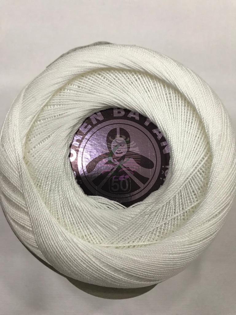 Ören Bayan Dantel İpi Beyaz No:50