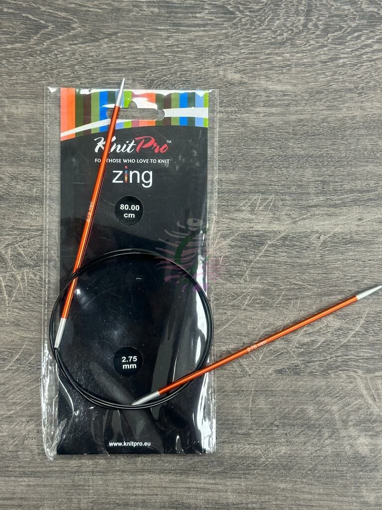 KnitPro Zing Misinalı Şiş 80 cm 2.75 mm