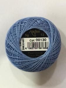 Dmc-Anchor 12 No Cotton Perle Mor,Mavi Tonları 130