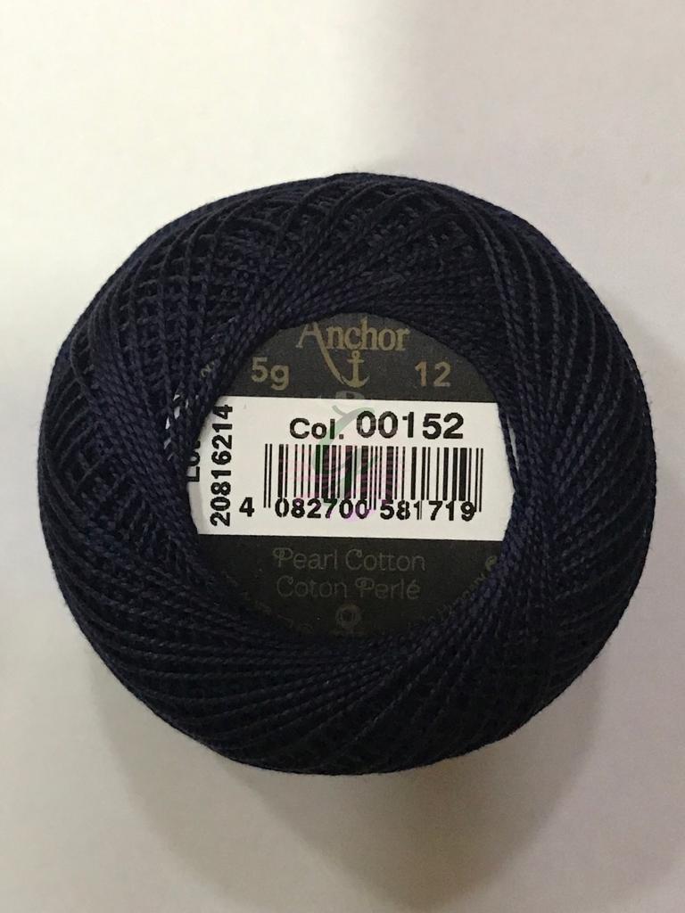 Dmc-Anchor 12 No Cotton Perle Mor,Mavi Tonları 152