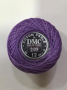 Dmc-Anchor 12 No Cotton Perle Mor,Mavi Tonları 209