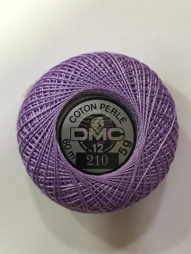 Dmc-Anchor 12 No Cotton Perle Mor,Mavi Tonları 210