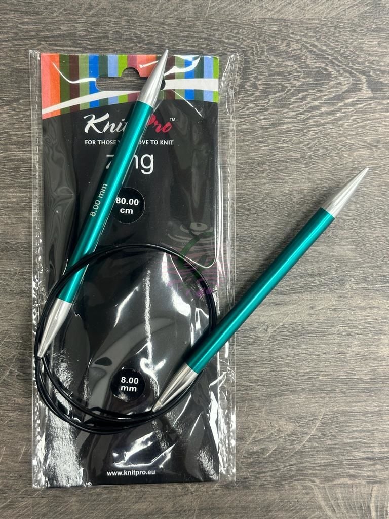 KnitPro Zing Misinalı Şiş 80 cm 8.00 mm