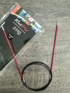 KnitPro Zing Misinalı Şiş 100 cm