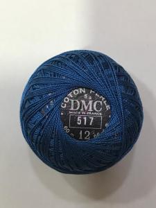 Dmc-Anchor 12 No Cotton Perle Mor,Mavi Tonları 517