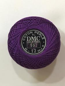 Dmc-Anchor 12 No Cotton Perle Mor,Mavi Tonları 552