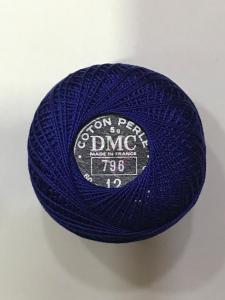 Dmc-Anchor 12 No Cotton Perle Mor,Mavi Tonları 796