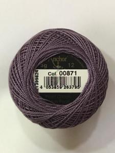 Dmc-Anchor 12 No Cotton Perle Mor,Mavi Tonları 871