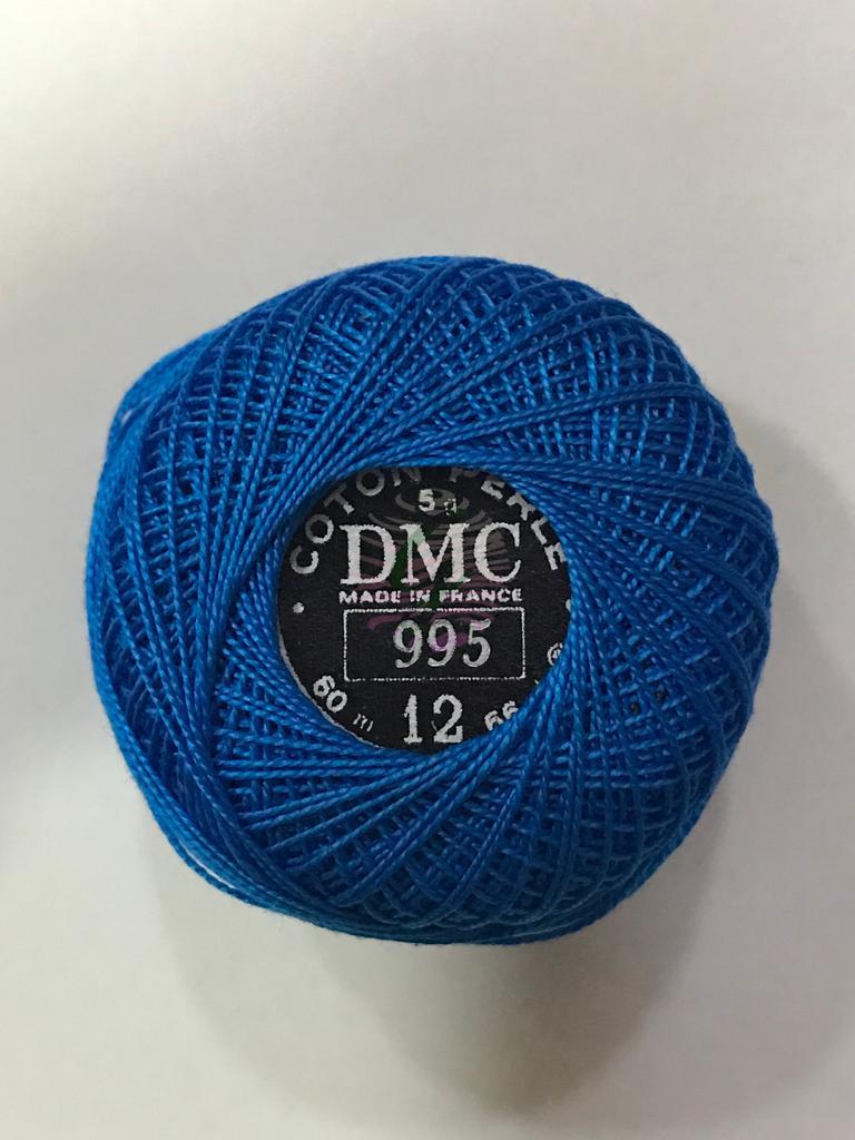 Dmc-Anchor 12 No Cotton Perle Mor,Mavi Tonları 995
