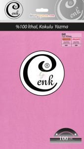 Cenk Düz Yazma 100 cm-040 Toz Pembe