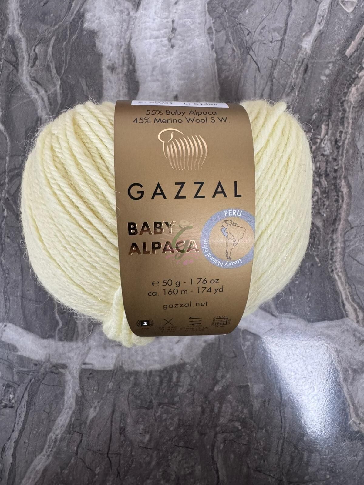 Gazzal Baby Alpaca (5 adet)-250 gr 46031