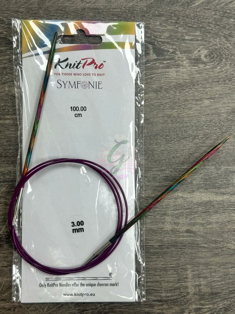 KnitPro Symfonie Misinalı Şiş 100 cm 3.00 mm