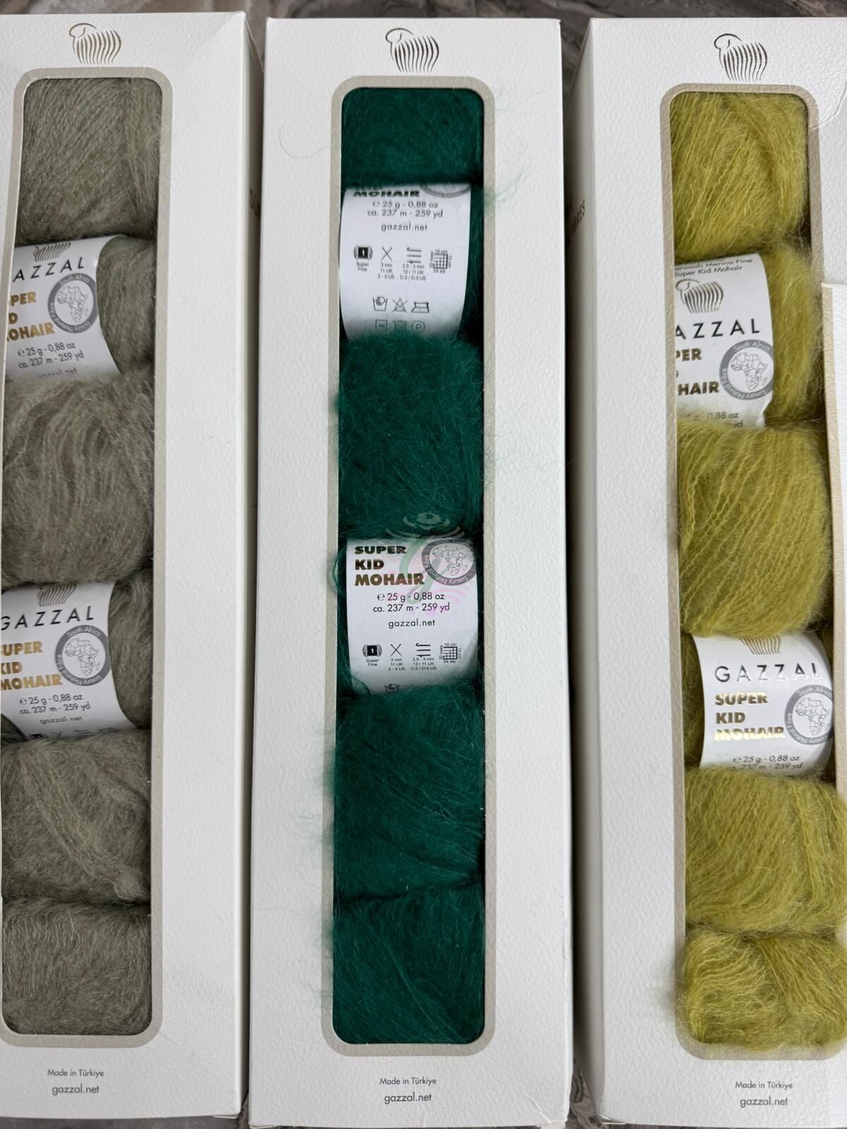 Gazzal Super Kıd Mohair (6 adet)-200 gr