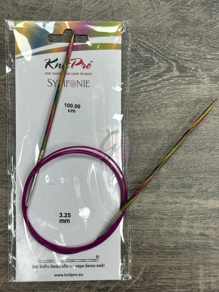 KnitPro Symfonie Misinalı Şiş 100 cm 3.25 mm