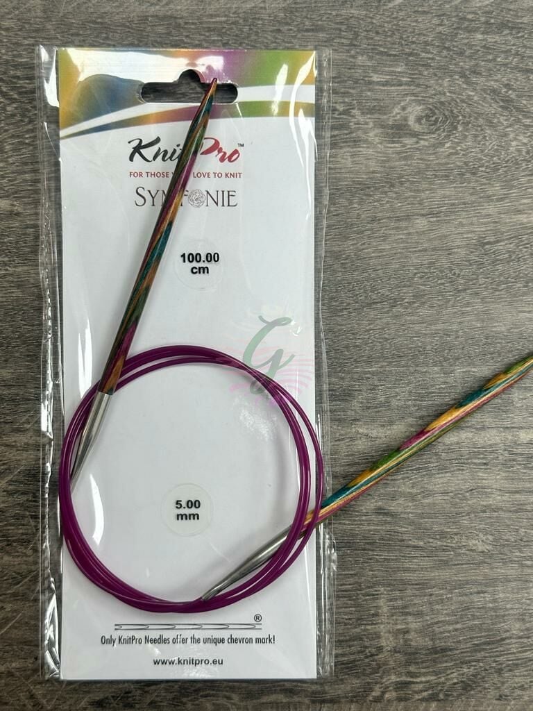KnitPro Symfonie Misinalı Şiş 100 cm 5.00 mm
