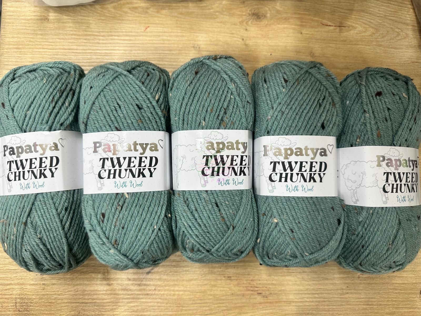 Papatya Tweed Chunky 6630(yün içerikli)