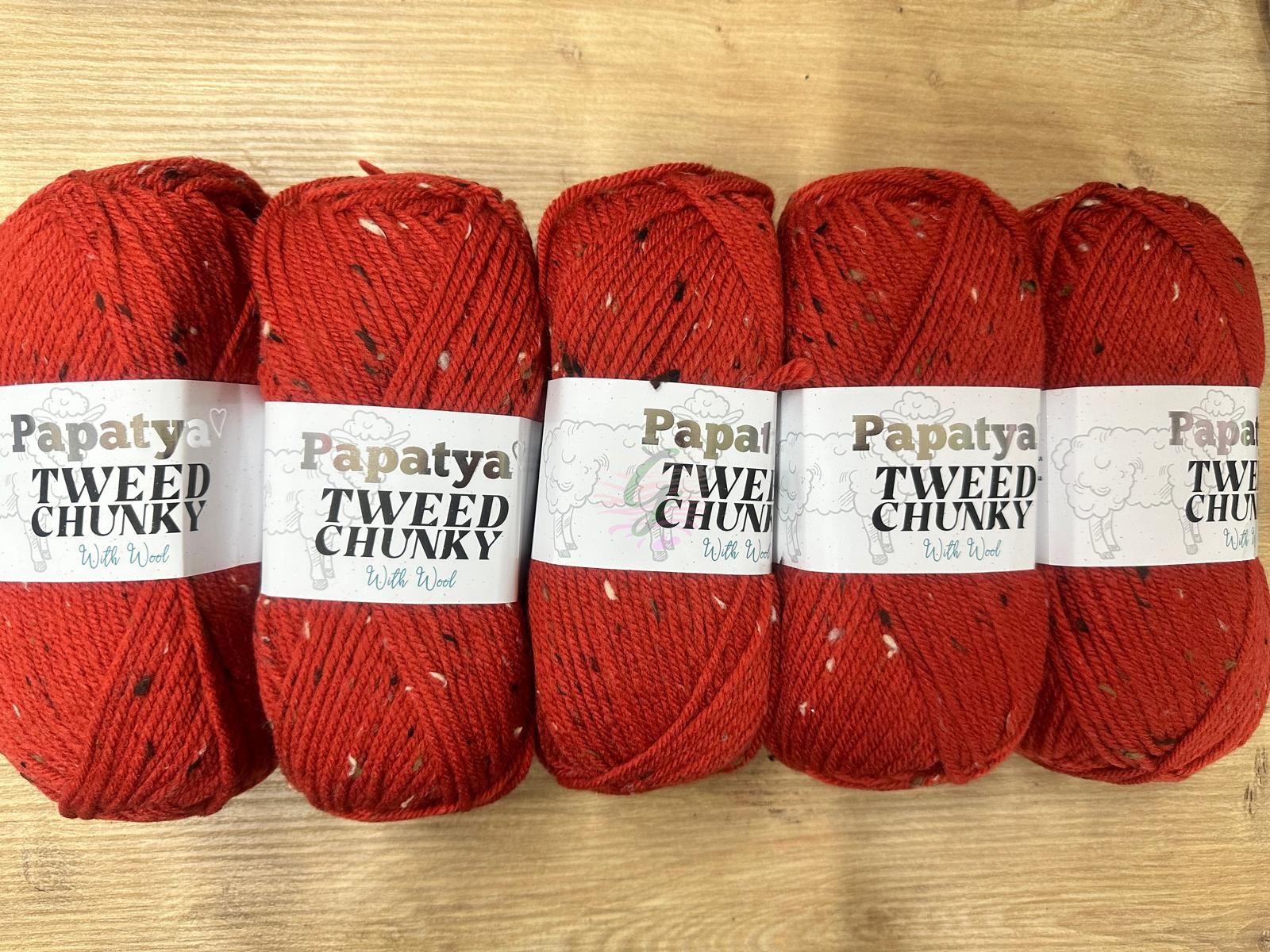 Papatya Tweed Chunky 3060(yün içerikli)