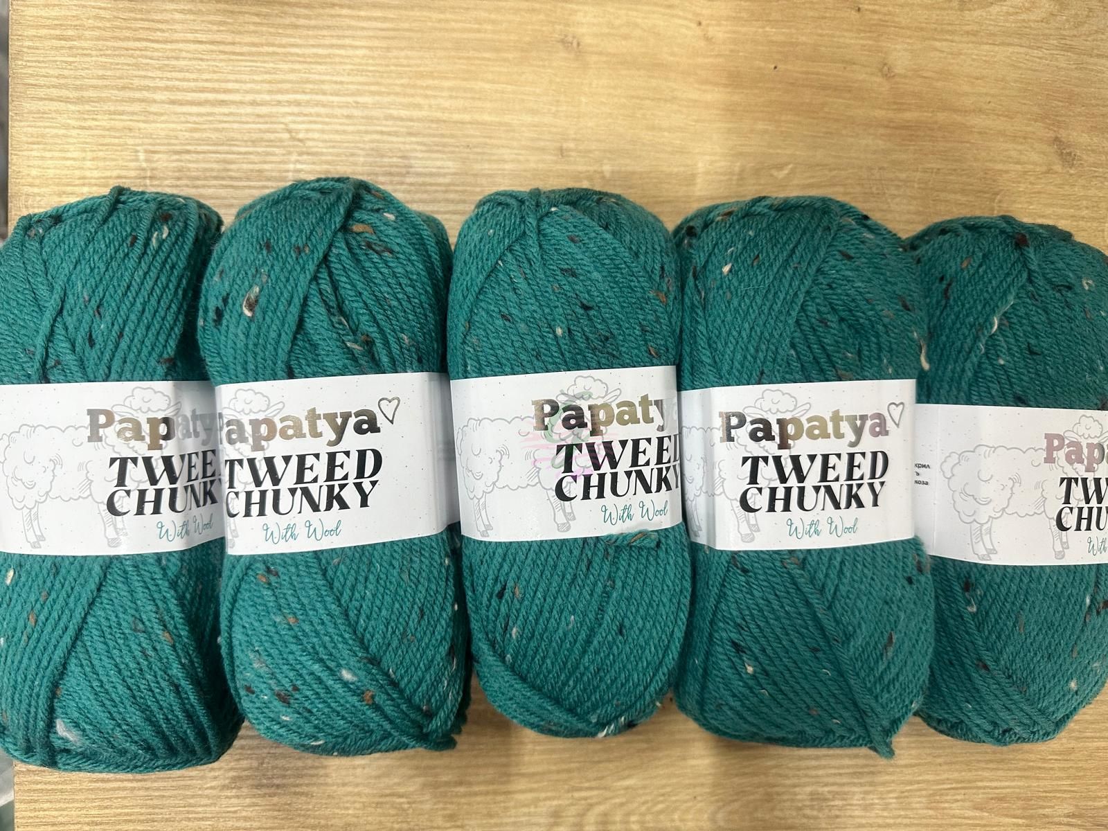 Papatya Tweed Chunky 6550(yün içerikli)