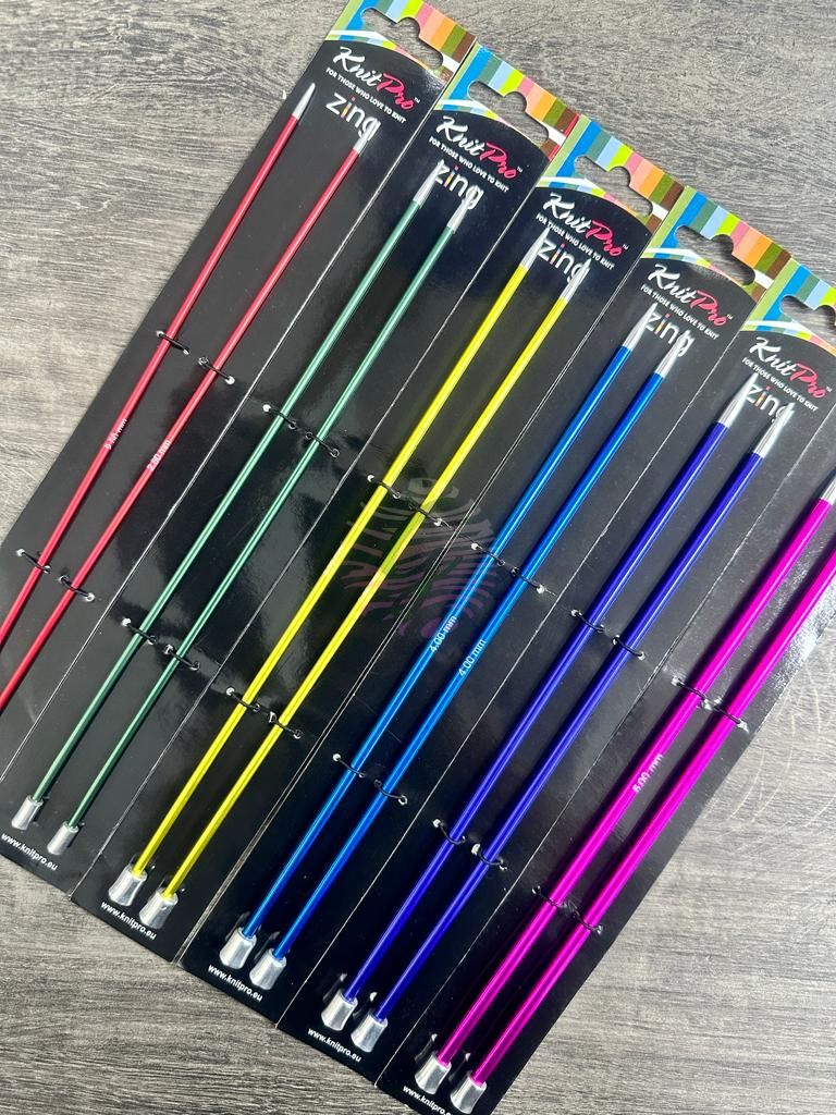 KnitPro Zing Kısa Örgü Şişi 25 cm