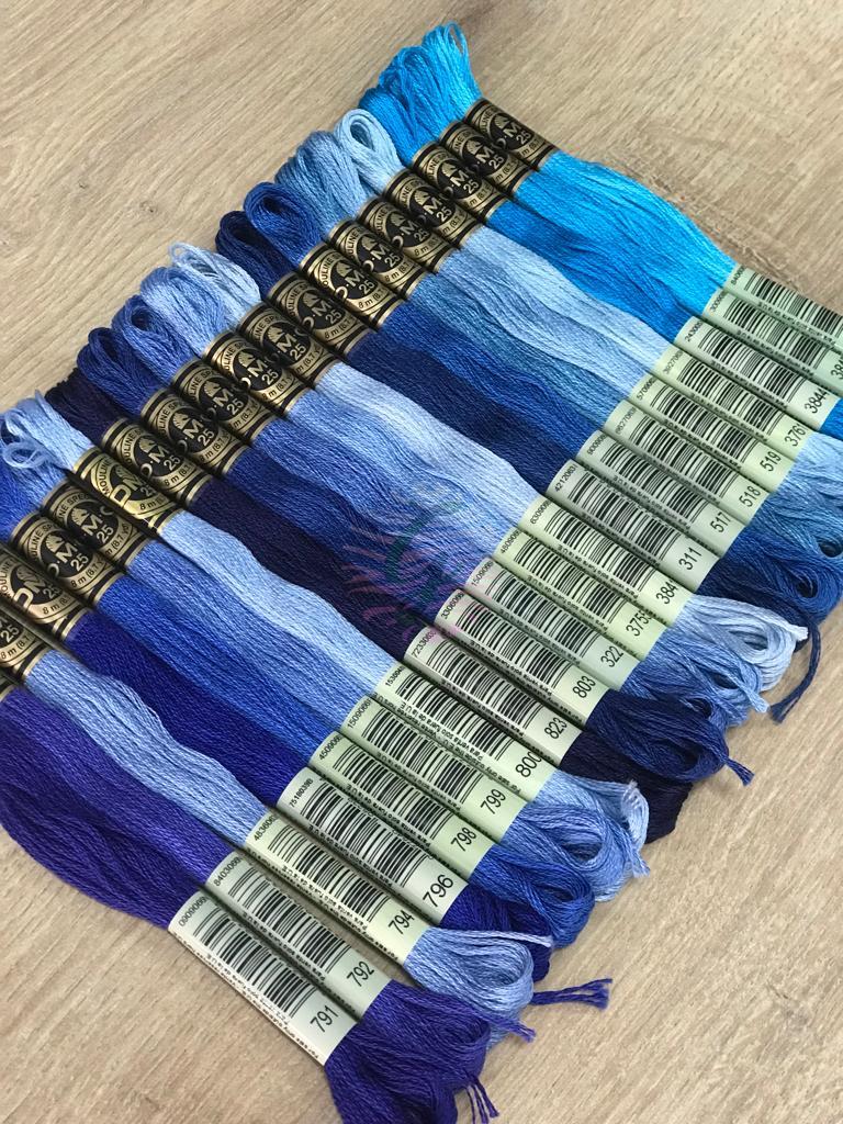 DMC Muline 20'li Mavi Serisi