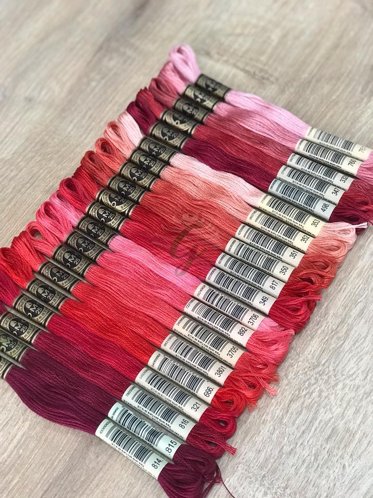 DMC Muline 20'li Kırmızı Serisi