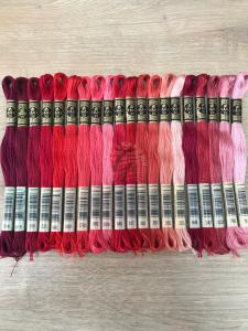 DMC Muline 20'li Kırmızı Serisi