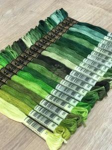 DMC Muline 20'li Yeşil Serisi