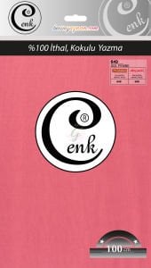 Cenk Düz Yazma 100 cm-649 Gül Pembe