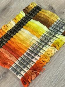 DMC Muline 20'li Sarı-Turuncu Serisi