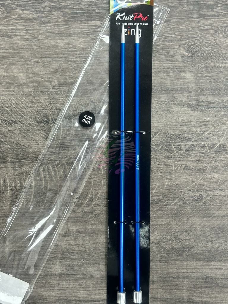 KnitPro Zing Kısa Örgü Şişi 25 cm 4.00 mm