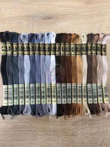 DMC Muline 20'li Kahve-Gri Serisi