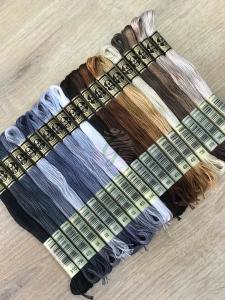 DMC Muline 20'li Kahve-Gri Serisi