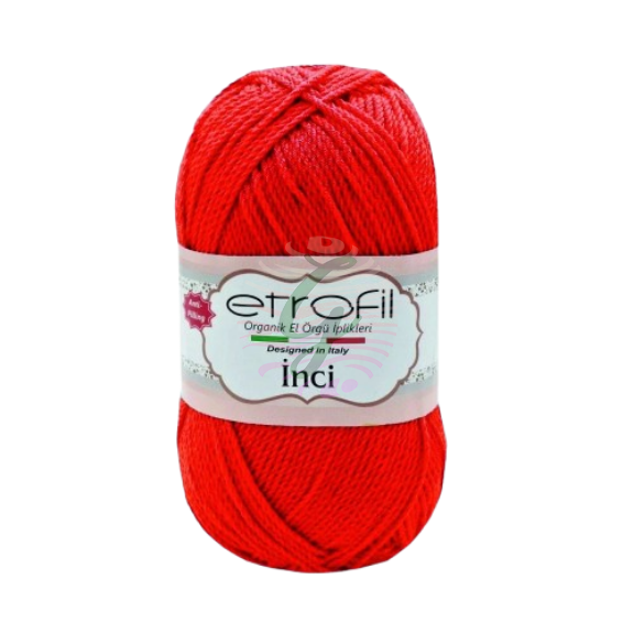 Etrofil İnci 5li paket 73046 Kırmızı