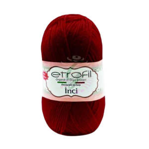 Etrofil İnci 5li paket 73047 Koyu Kırmızı