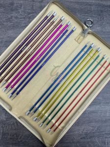 KnitPro Zing Kısa Örgü Şiş Seti 25 cm 47405