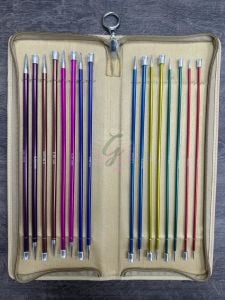 KnitPro Zing Kısa Örgü Şiş Seti 25 cm 47405