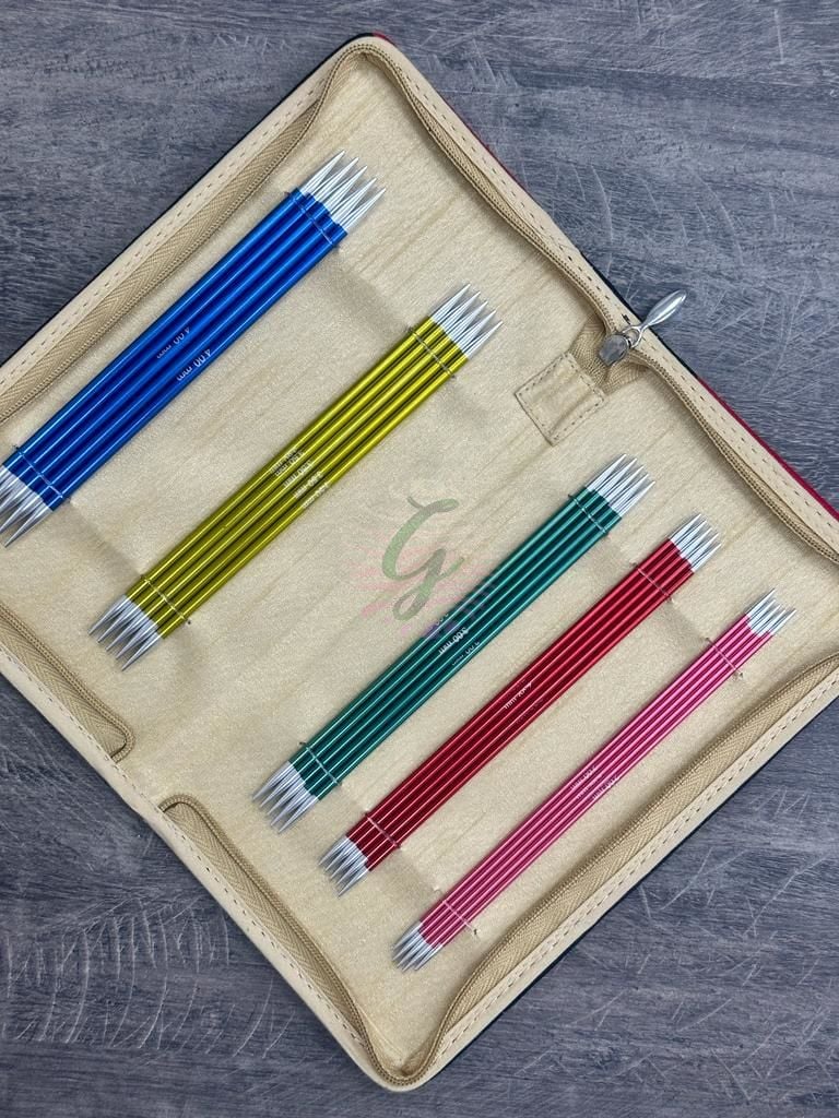 KnitPro Zing İki Uçlu Çorap Şiş Seti 15 cm- 47401