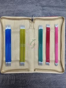 KnitPro Zing İki Uçlu Çorap Şiş Seti 15 cm- 47401