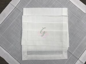 5 Parça Hazır Etamin Takımı-Beyaz