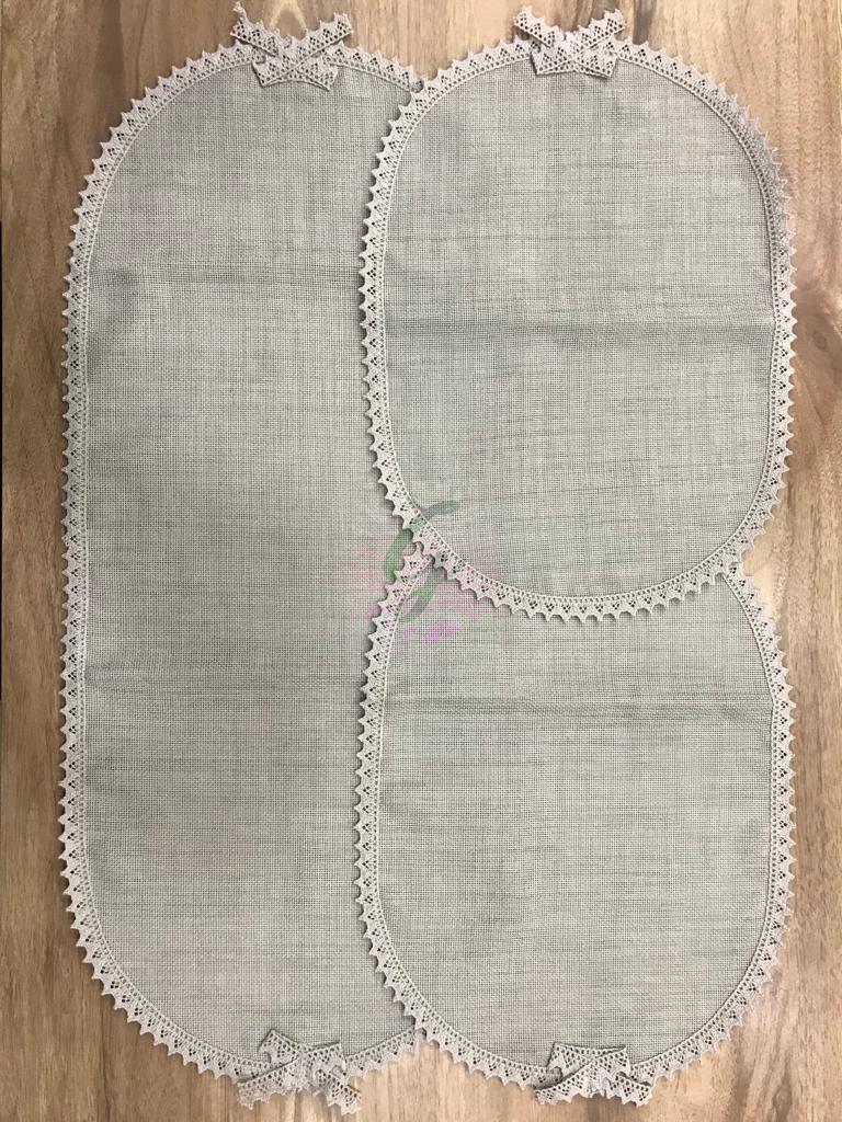 3 parça oval oda takımı vizon