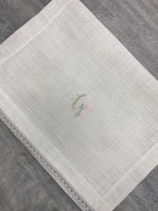 Güpürlü Etamin Runner Vizon Renk